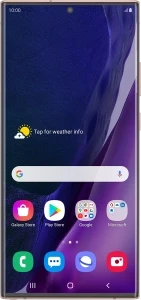 Galaxy Note 20 Ultra 5G: imagen del telÃ©fono