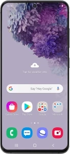 Galaxy S20 5G: imagen del telÃ©fono