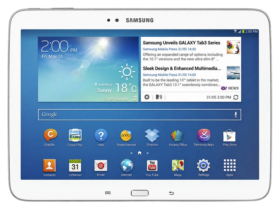 Samsung Galaxy Tab 3: fotografía de referencia