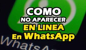 Como no aparecer en Linea en WhatsApp
