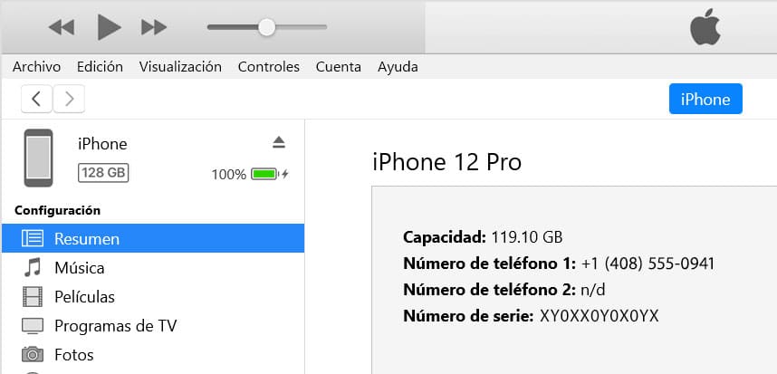 Desbloquear iPhone con iTunes