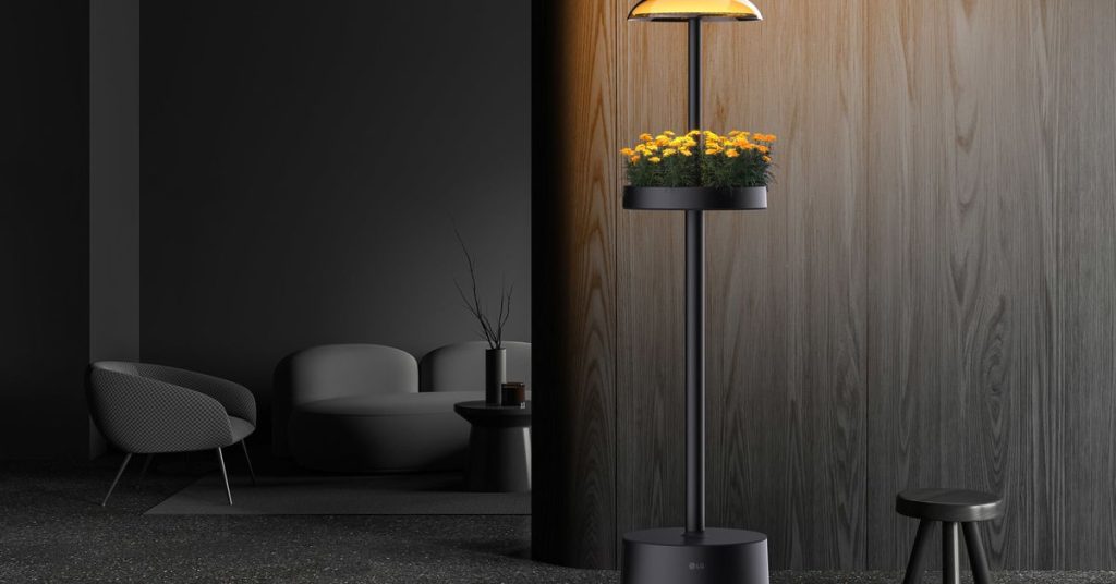 LG revoluciona tu hogar con una lámpara eco-amigable Imagina tener un jardín en casa sin necesidad de preocu