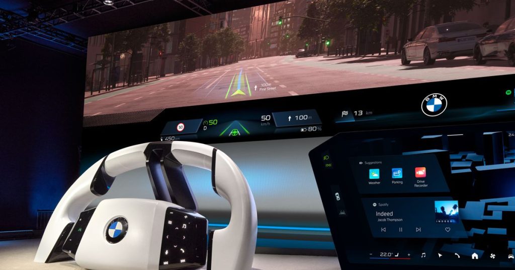 BMW reinventa el parabrisas: una pantalla futurista BMW está dando un paso audaz hacia el futuro con una act